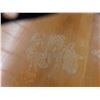 Image 9 : Oak Table 30'' x 67'' x 44'', (2) 15 1/2'' Leaves & 8 Chairs -