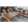 Image 1 : Oak Dining Room Table 30'' x 72'' x 42'' with 6 Chairs 