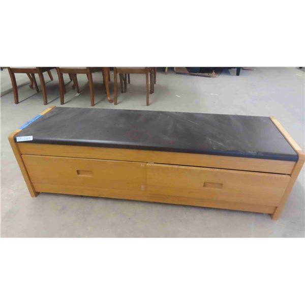 Bench with 2 Drawers & Storage 17'' x 58'' x 18'' 