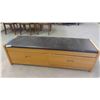 Image 1 : Bench with 2 Drawers & Storage 17'' x 58'' x 18'' 