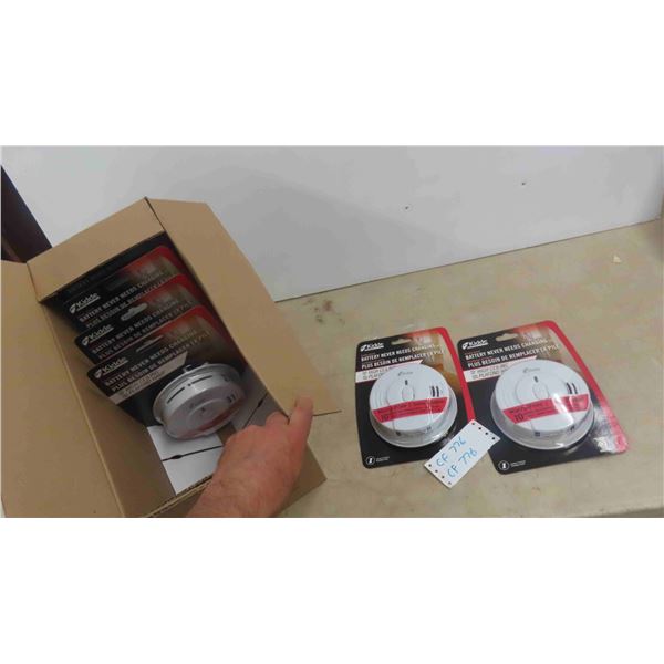 6 New 'Kidde' Battery Smoke Alarms in Packages 