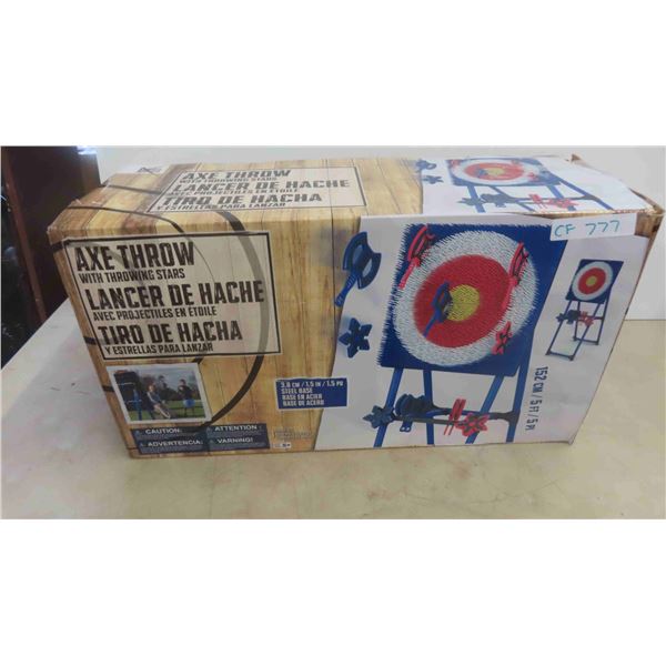 New Axe Throwing Game with Throwing Stars