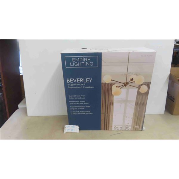 New Empire Lighting Beverly 6 Light Pendant