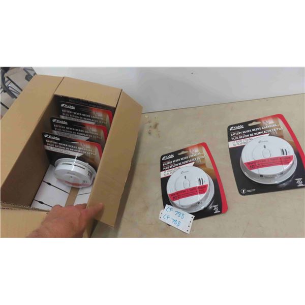 6 New 'Kidde' Battery Smoke Alarms in Packages 