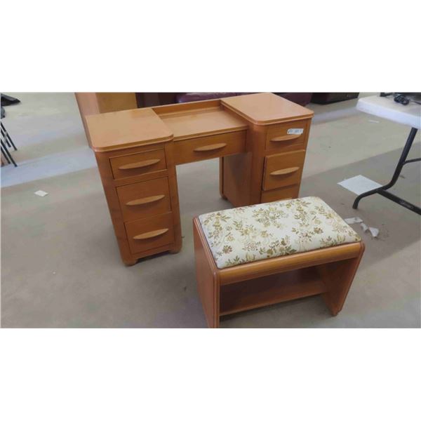 Maple Dresser 28'' x 44'' x 19'' with Stool 