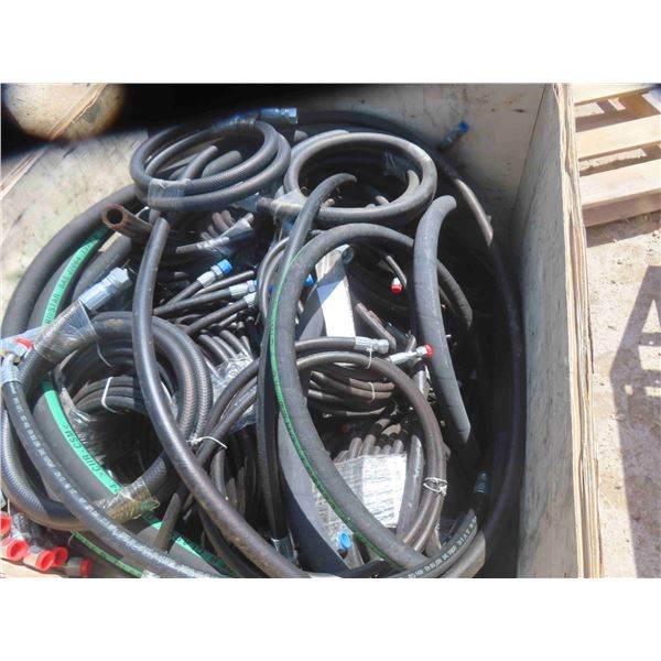 Pallet Lot of Various Lengths/Sizes of New Hydraulic Hose 