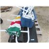 Image 1 : Pool Cover(?) , Rails for Pool (Not Complete), Umbrella No Base