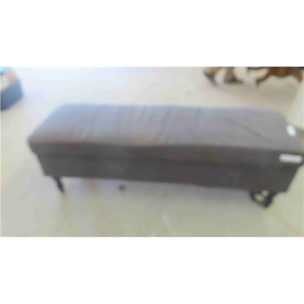 Upholstered Bench with Hinged Top for Storage 18'' x