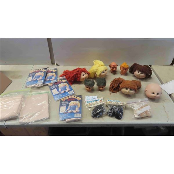 Build a Doll : Heads Body Shoes, Cabbage Patch