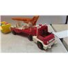 Image 8 : Vintage Fisher Price Toys : Fire Truck, Milk Wagon, Camera, 