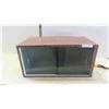 Image 1 : Display Cabinet  with 2 Sliding Glass Doors 13'' x 27'' x 15'' 