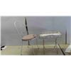 Image 1 : Wrought Iron Chair and Stand