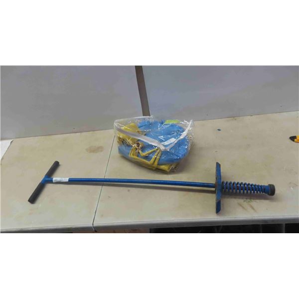 Youth Outdoor Slip and Slide , Pogo Stick