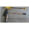 Image 2 : 6 Yard Tools: Various Styles of Shovels , Push Broom