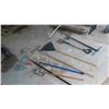 Image 1 : 6 Hand Yard Tools : Potato Fork , Digger, Rakes, Weed Picker, Extra