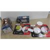 Image 1 : 4 New Fire Alarm Batteries, 3 Packs New Dimmer Switch, Outdoor