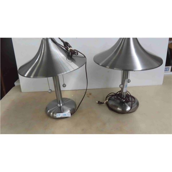 2 Matching Modern Lamps 