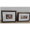 Image 1 : 2 Framed Wolf Prints by Andrew Kiss Approx. 12'' x 16''