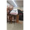 Image 1 : Patio Umbrella with Sapporo Beer Advertisement