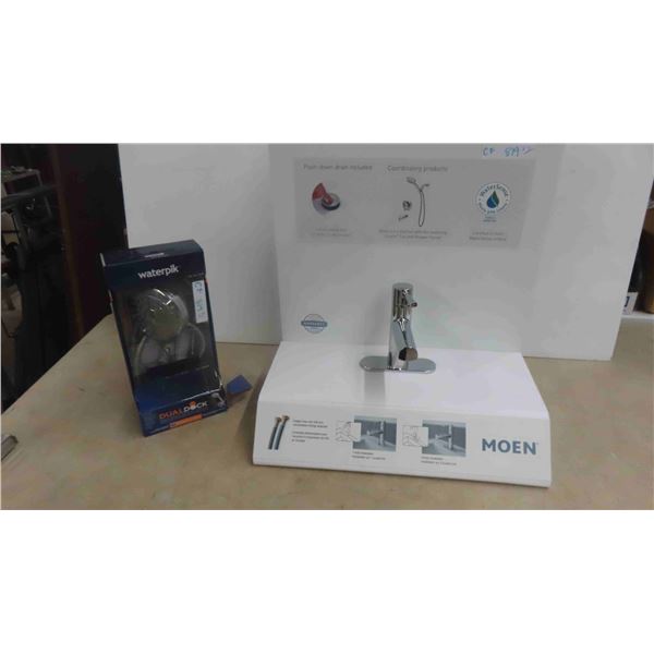 New Water Pik Shower Head 7 Sprays , New Store Sample Moon
