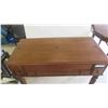 Image 2 : Walnut Drop Top Writing Desk 34'' x 40'' x 20'' 