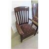 Image 3 : 2 Oak Occasional Chairs 