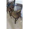 Image 2 : 2 Solid Wood Office Chairs 