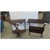Image 1 : Magazine Stand 24'' x 24'' x 10 1/2'' , Half Moon Stand 24'' x Up To 24''