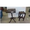 Image 1 : Pedestal Stand 26'' x 16'' x 16'' , Plant Stand 19'' x 12'' 