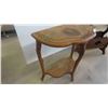 Image 3 : 2 Magazine Stands 24'' x 24'' x 12'' , Half Moon Stand 23'' x 24'' x 24'' 