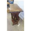 Image 8 : 2 Magazine Stands 24'' x 24'' x 12'' , Half Moon Stand 23'' x 24'' x 24'' 
