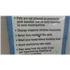 Image 4 : Manitoba Clean Beach Rules Metal Sigb 24'' x 36'' -Good Cottage Décor