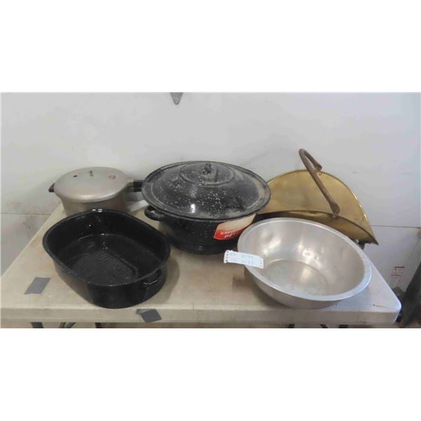 Wood Crate, Basin, Pressure Cooker, Plus 