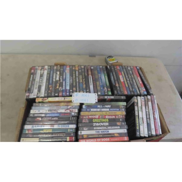 65 DVD Movies -Bring These Out When Nothing is On Netflix