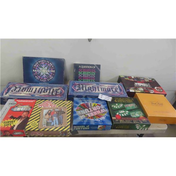 10 Board Games : Jeopardy, Family Feud, Home Improvement, Wheel