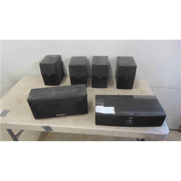 6 Speakers Pioneer & RCA