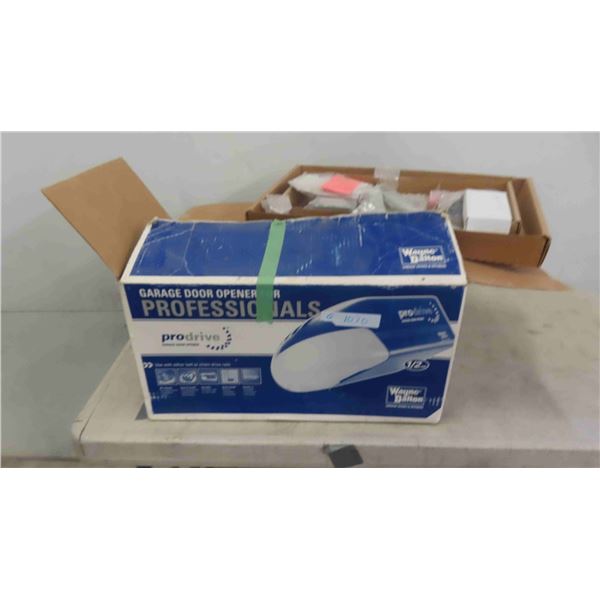 New Old Stock 1/4 HP Garage Door Opener Garage Door Opener Belt Track 137'' x 4''