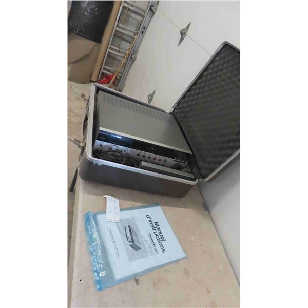 Early Panasonic VHS Model AG-6300 with Hard Case 
