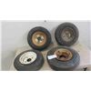 Image 1 : 4 Trailer Tires and Rims 4.8-8