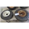 Image 4 : 4 Trailer Tires and Rims 4.8-8