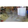 Image 1 : 3 Rolling/Collapsable Shipping Cages 36'' x 39'' x 46'' 