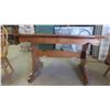 Image 2 : Oak Table 30'' x 42'' x 59'' , One Leaf 12'' , 4 Chairs 