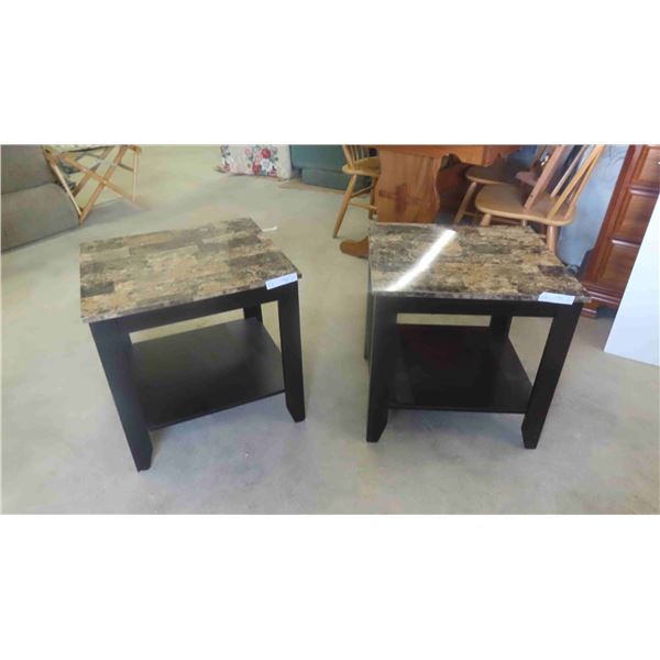 2 Modern End Tables 