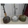 Image 2 : 3 Vintage Brass Coleman Gas Lamps 