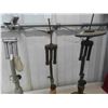 Image 3 : 3 Vintage Brass Coleman Gas Lamps 