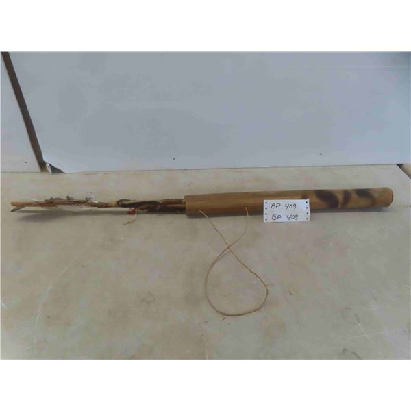 3 Quills and Bamboo Holder 