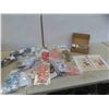 Image 1 : 30 Spools of Thread , 10 Thimbles, 2 Vintage Patterns , 30 Cloth Masks