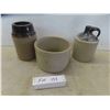 Image 1 : 3 Stoneware Crocks