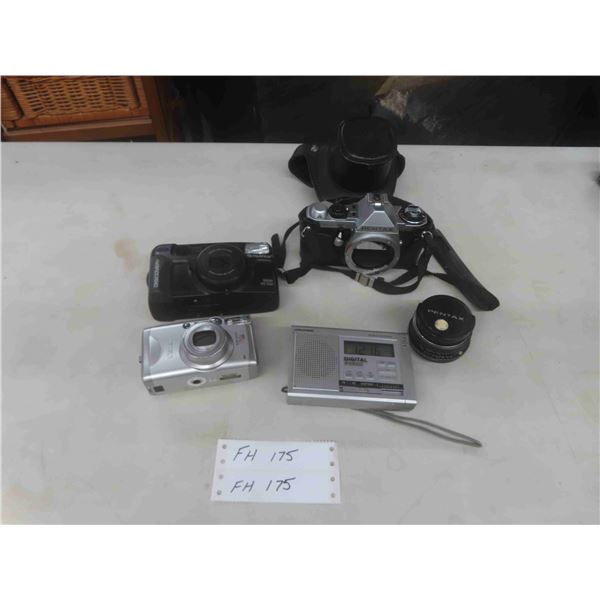 Digital G1000A AM/FM Stereo with Clock Receiver, Cameras: Pentax, Canon