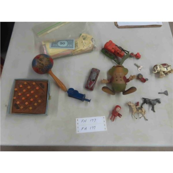 Toys : IQ Quiz, Monopoly Money, Cards, Diecast Bulldozer & More 